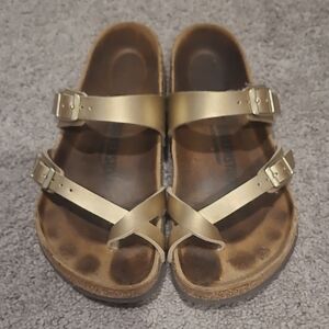 Birkenstock Gold Mayari Sandals